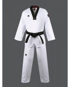MOOTO BS4.5 Black Color V Neck Uniform WT Taekwondo Demonstration Team Dobok 